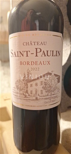 Bordeaux Château Saint-Paulin 2022