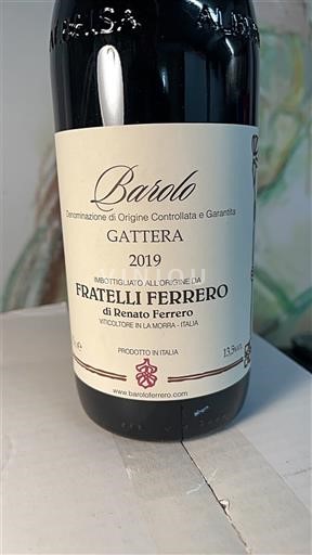 Piemonte Barolo Fratelli Ferrero Gattera 2019