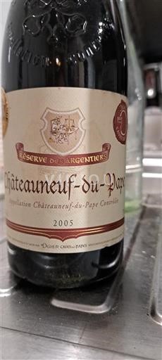 Rona dolina Châteauneuf-du-Pape Réserve des Argentiers 2005