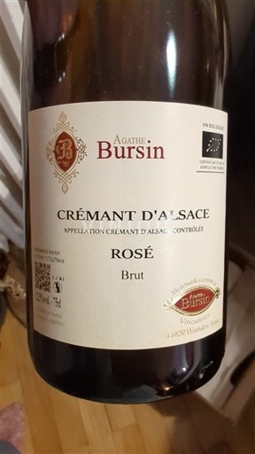 Alzacija Crémant d'Alsace Agathe Bursin Neleten.