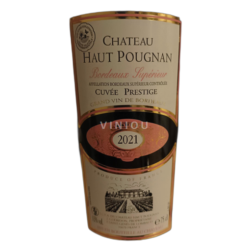 Bordeaux Bordeaux Supérieur Chateau Haut Pougnan Prestige 2021