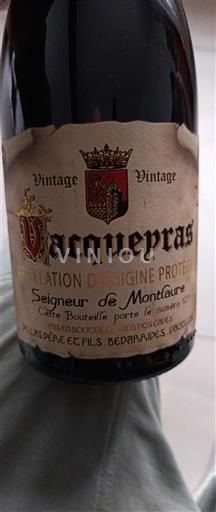 Rhône-dalen Vacqueyras Paul Lespere´e et Fils Seigneur de Montlaure 2024