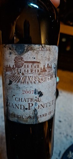 Bordeaux Saint-Émilion Grand Cru Grand Cru Château Grand Pontet 2007