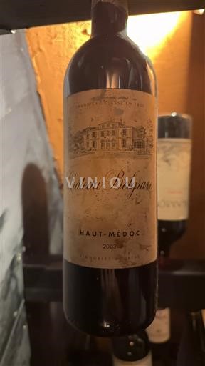 Bordéus Haut-Médoc Grand Cru Château Belgrave 2003