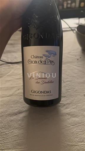 Rhônen laakso Gigondas Château Croix des Pins Les Dessous des Dentelles 2019