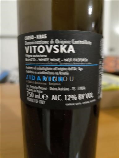 Friuli-Venezia Giulia Carso Zidarich Vitovska 2022