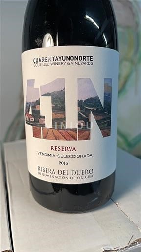 Castile and León Ribera del Duero Cuarentayunonorte Reserva Vendimia Seleccionada 2016