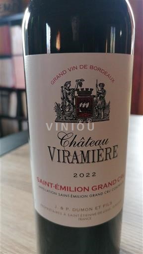 Bordeaux Saint-Émilion Grand Cru Grand Cru Château Viramiere 2022