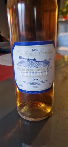 Lounais-Ranska Pacherenc-du-vic-bilh Prestige de Coustalat 2000