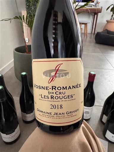 Bourgogne Vosne-romanée Premier Cru Domaine Jean Grivot Les Rouges 2018