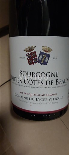 Burgundi Määrittelemätön Domaine Lycée Viticole Ei vuosikertaa