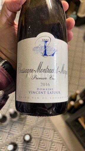Burgundy Chassagne-Montrachet Premier Cru Domaine Vincent Latour 2016