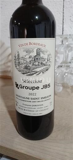 Bordeaux Montagne-saint-émilion François Janoueix Sélection Groupe JBS 2022