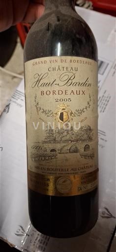Bordeaux Château Haut-Bardin 2005