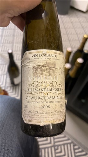 Alsacia Sélection de Grains Nobles Domaine Allimant-Laugner Sélection de Grains Nobles 2008