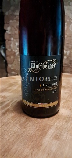 Alsace Pinot noir Wolfberger du Prince Hugo 2024