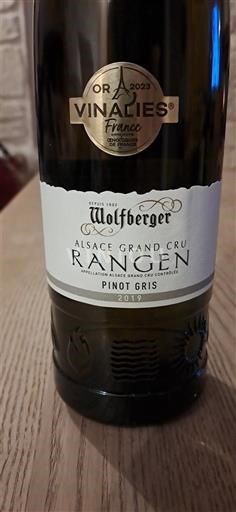 Alsace Pinot grigio Grand Cru Wolfberger Grand Cru Rangen 2019