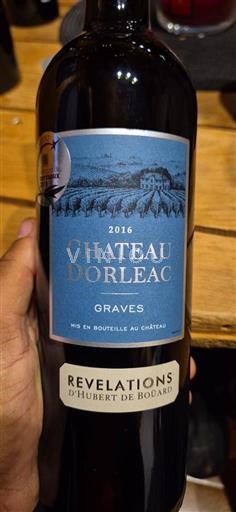Bordeaux Graves Château Dorleac Révélations d'Hubert de Boüard 2016