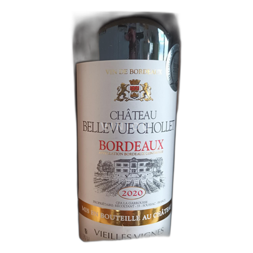 Burdeos Bordeaux Château Bellevue Chollet Vieilles Vignes 2020