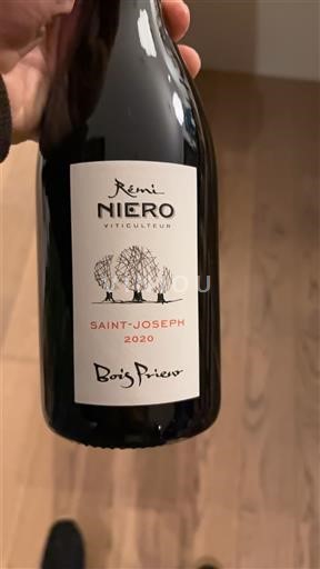 Rhône-dalen Saint-Joseph Rémi Niero Bois Prieur 2020