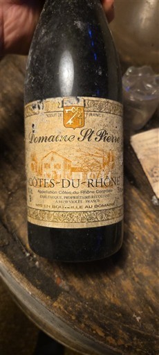 Rhône-dalen Côtes-du-Rhône Domaine St Pierre 2015 Ikke årgangsbestemt