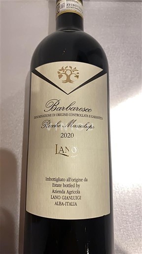 Piedmont Barbaresco Lano Gianluigi Rocche Massalupo 2020