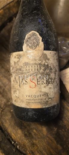 Rhônevallei Vacqueyras Mas Serra 2017 Niet-geïntegreerd