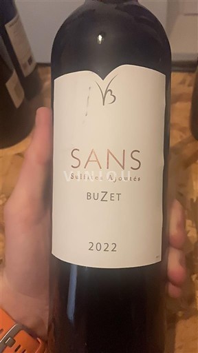 Sud-Ouest Buzet Vignerons de Buzet Sans Sulfites Ajoutés 2022