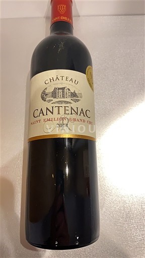 Bordeaux Saint-Émilion Grand Cru Grand Cru Château Cantenac 2014