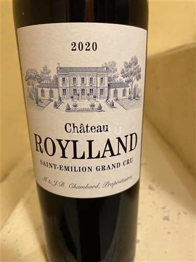 Bordéus Saint-Émilion Grand Cru Grand Cru Château Roylland 2020