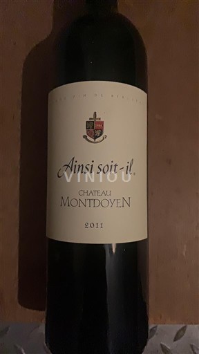 Sydväst Monbazillac Château Montdoyen Ainsi soit-il 2011