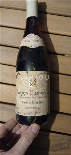 Vini Rouge sec Cuvée du Petit Mont 2001 Francia Borgogna Borgogna-passetoutgrain AOC