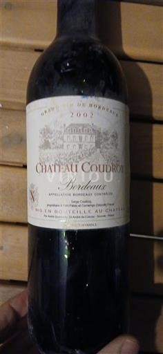 Bordeaux Château Coudroy 2002