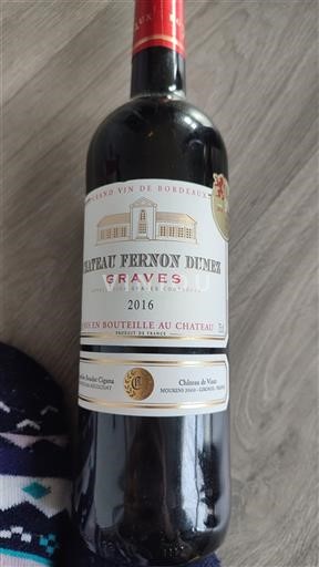 Bordeaux Graves Château Fernon Dumez 2016