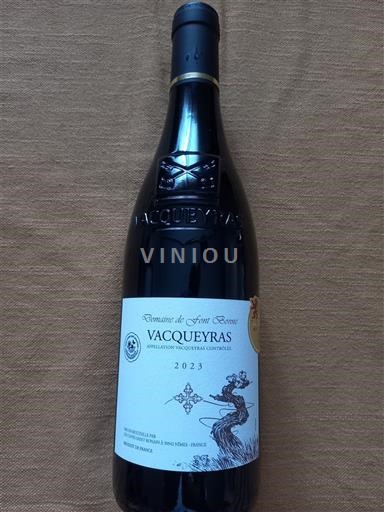 Rhônen laakso Vacqueyras Domaine Saint Pierre 2023