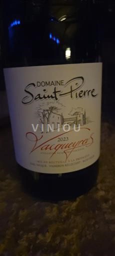 Rhône Valley Vacqueyras Domaine Saint Pierre 2023