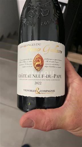 Vine Rouge sec Les Granges du Prince Guillaume Vignobles & Compagnie 2022 Frankrig Rhône-dalen Châteauneuf-du-Pape AOC