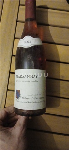 Burgundi Marsannay Gomard-Saunier 2003