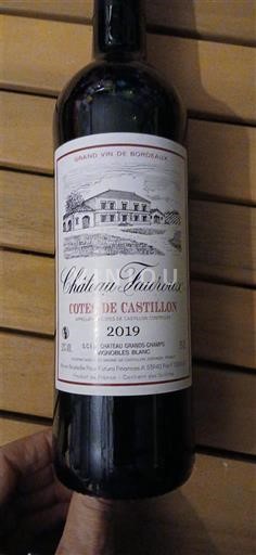 Bordeaux Ni doloceno Château Touroux 2019 2019