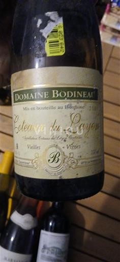 Loiredalen Coteaux-du-Layon Domaine Bodineau Vieilles Vignes Icke årgångsbetecknad