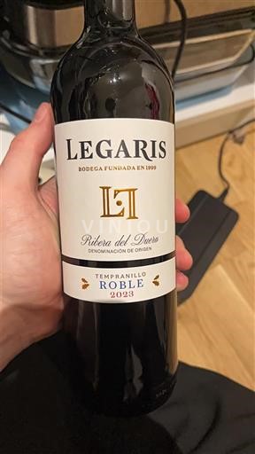 Castille et León Ribera del Duero Legaris Tempranillo Roble 2023