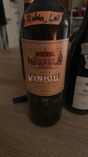 Bordeaux Listrac-Médoc Haut Lestage 2014