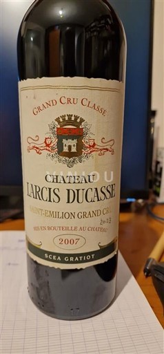 Bordeaux Saint-Émilion Grand Cru Grand Cru Classé Château Larcis Ducasse 2007