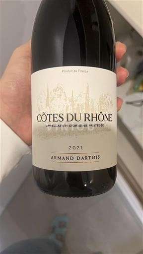 Rhône-dalen Côtes-du-Rhône Armand Dartois 2021