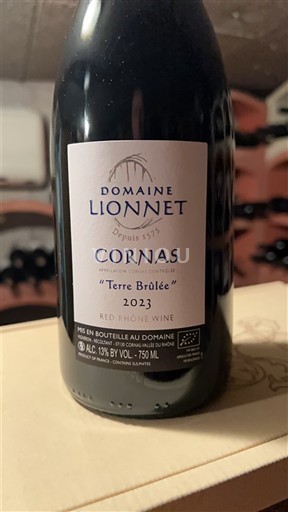 Rhône-dalen Cornas Domaine Lionnet Terre Brûlée 2023