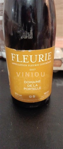 Beaujolais Fleurie Domaine La Portelle 2017