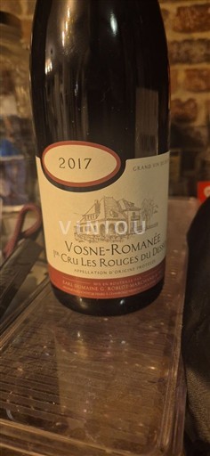 Burgund Nicht spezifiziert Premier Cru Domaine G. Roblot-Marchand et Fils 1er Cru Les Rouges du Dessus 2017