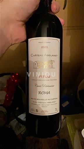 Languedoc Fitou Château Abelanet Patrimoine ROMA 2023