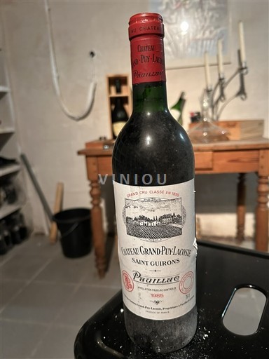 Bordeaux Pauillac Grand Cru Château Grand-Puy-Lacoste Saint Guirons 1985