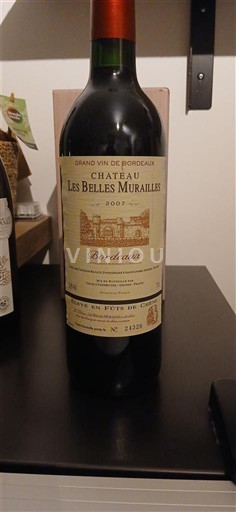 Bordeaux Château Les Belles Murailles 2007